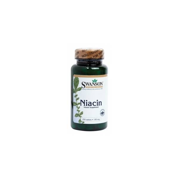 Vitamina b3 (niacina) 100mg, 250cps, swanson