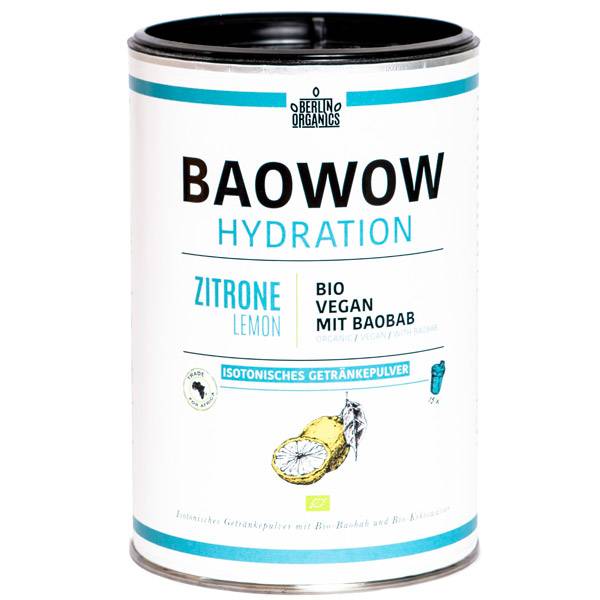 Shake baowow hydration isotonic cu lamaie bio 400g, berlin organics