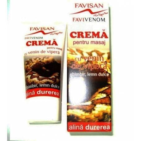 CREMA CU VENIN DE VIPERA FAVIVENOM 50ml - FAVISAN