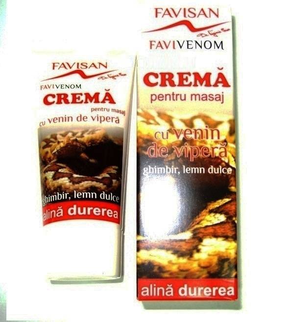 Crema Cu Venin De Vipera Favivenom 50ml - Favisan