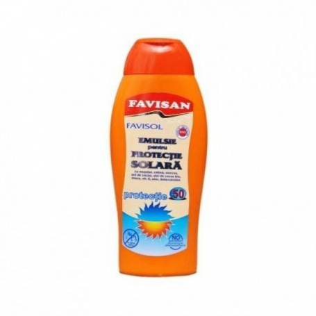 FAVISOL, EMULSIE PROTECTIE SOLARA, SPF 50, 250ml, Favisan