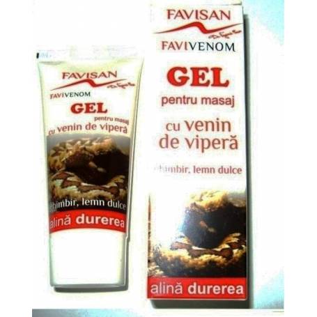 GEL CU VENIN DE VIPERA FAVIVENOM 50ml - FAVISAN