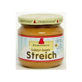 Pate vegetal bio cu ROSII SI VERDETURI 180g - Zwergenwiese