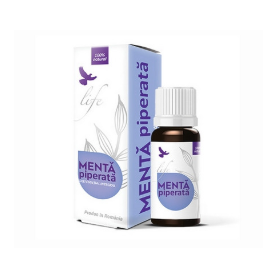 Menta piperata ulei esential integral, 10ml, Life Bio