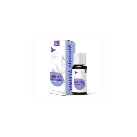 Menta piperata ulei esential integral, 10ml, Life Bio