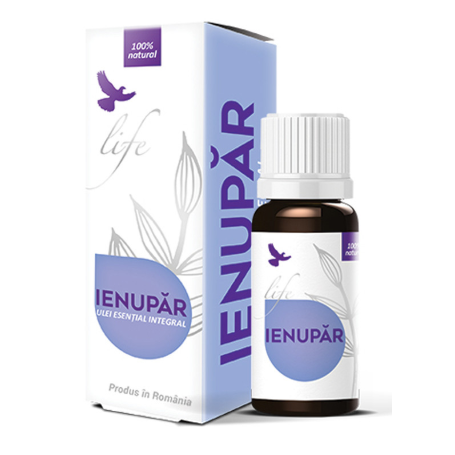 Ienupar ulei esential integral, 10ml, Life Bio