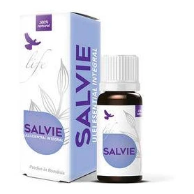 Salvie ulei esential integral, 10ml, Life Bio