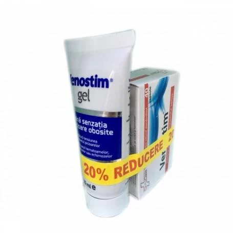Pachet Venostim oferta capsule + gel, reducere 20%, Farma Class
