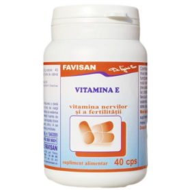 VITAMINA E 40 cps, Favisan