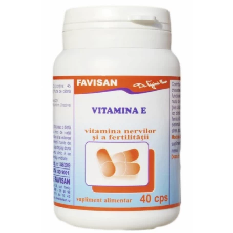 VITAMINA E 40 cps, Favisan