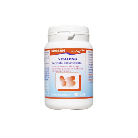 VITALONG formula antioxidanta 40cps, Favisan