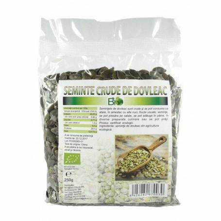 Seminte crude de dovleac eco-bio, 250g, Deco Italia