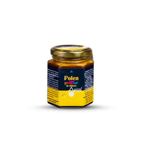 Polen poliflor in miere 25%, 225g, Apicolscience