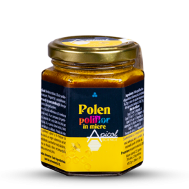 Polen poliflor in miere 25%, 225g, apicolscience