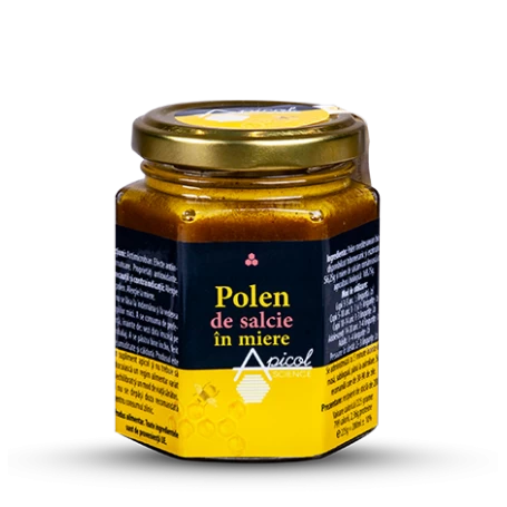 Polen de Salcie in miere 230g, Apicolscience