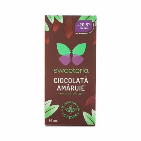 CIOCOLATA FARA ZAHAR AMARUIE 70% 100g, SWEETERIA