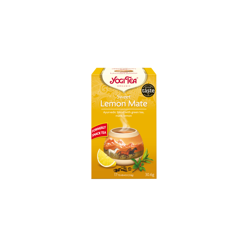 Ceai de LAMAIE, MATE SI CEAI VERDE 17pl ECO-BIO - Yogi Tea