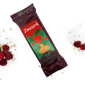 NAPOLITANE FARA ZAHAR CU CREMA DE ZMEURA 40g, SWEETERIA