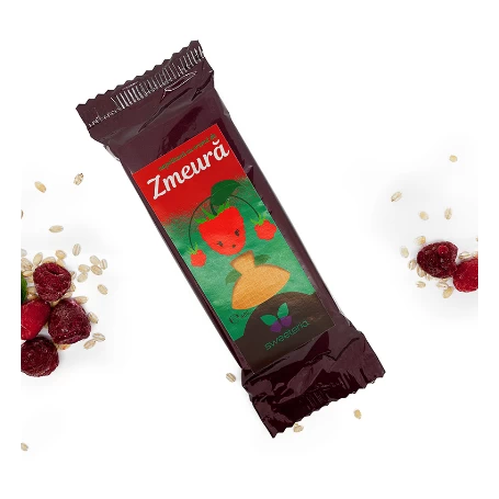 NAPOLITANE FARA ZAHAR CU CREMA DE ZMEURA 40g, SWEETERIA