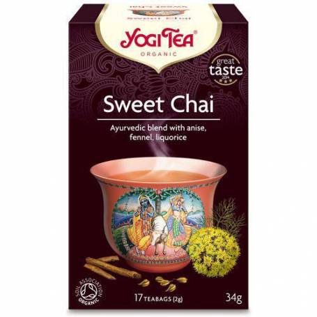 SWEET CHAI - CEAI DULCE BIO 17pl ECO-BIO - Yogi Tea