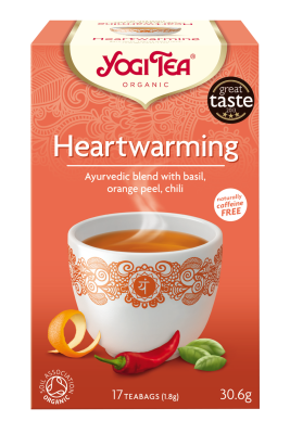 Ceai heartwarming - bucuria vietii 17pl eco-bio - yogi tea