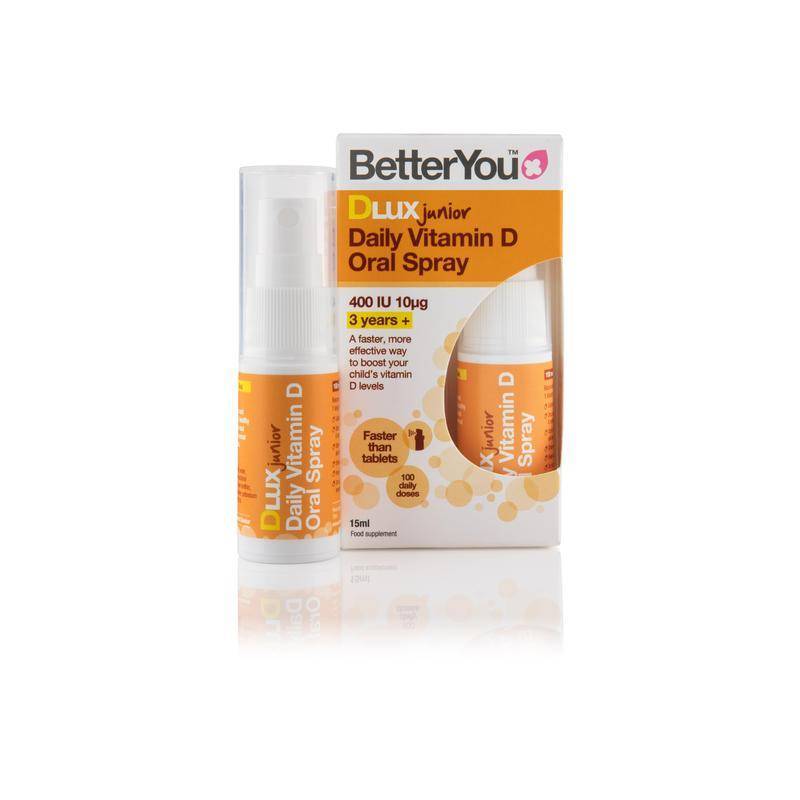 DLuxJunior Vitamin D 400 UI, 10mcg Oral Spray 15ml, BetterYou