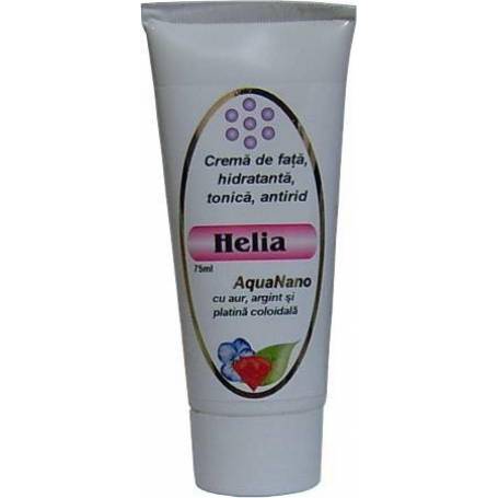 CREMA HELIA aur, argint, platina coloidala 75ml, AQUANANO