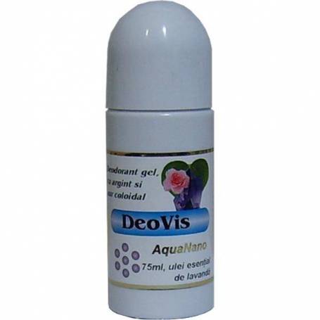 DEODORANT DEOVIS LAVANDA CU ARGINT SI AUR COLOIDAL 75ml, AQUANANO