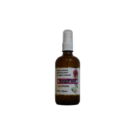 LOTIUNE FATA SPRAY ARGIPUFF CU ARGINT COLOIDAL 30ppm 100ml, AQANANO