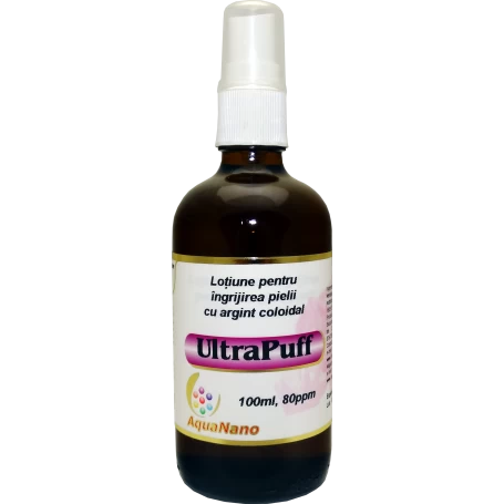 LOTIUNE FATA ULTRAPUFF ARGINT COLOIDAL 80ppm 100ml, AQUANANO