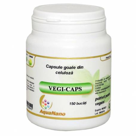 VEGI CAPS capsule vegetale goale 150buc, AQUANANO