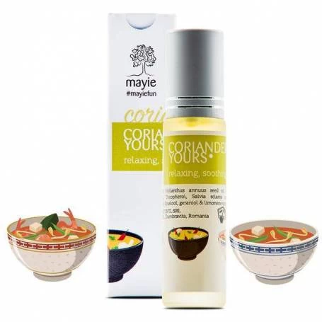 Roll on cu ulei esential de Coriandru 10ml, Mayie