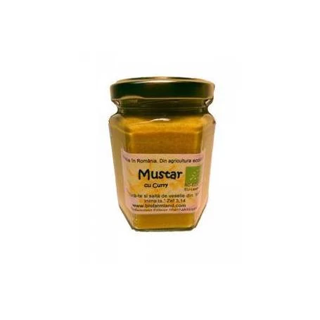 Mustar cu Curry BIO 200ml - Biofarmland