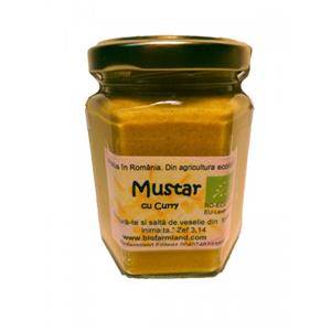 Mustar cu Curry BIO 200ml - Biofarmland