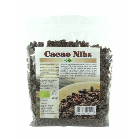 Cacao nibs crud 200g eco-bio, Deco Italia