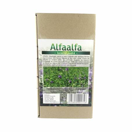 Pulbere lucerna verde alfalfa 200g, Deco Italia