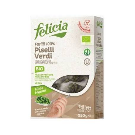 Fusilli din faina de mazare eco-bio 250g, Felicia Bio