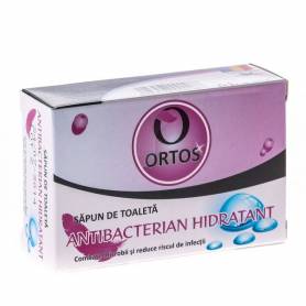 SAPUN DE TOALETA ANTIBACTERIAN HIDRATANT 100g, Ortos