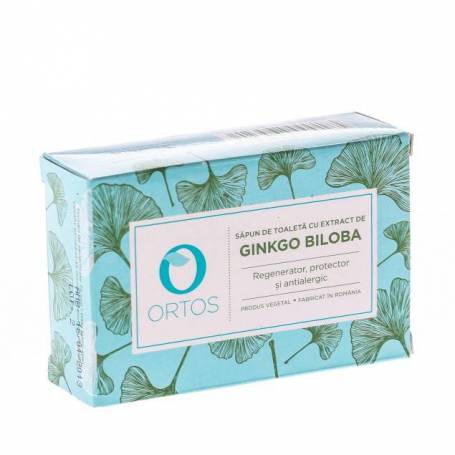 Sapun de toaleta cu Ginkgo Biloba 100g, Ortos