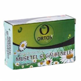 Sapun cu Musetel si Galbenele 100g, Ortos, sapun natural