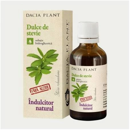 Dulce de stevia - indulcitor natural 50ml - Dacia Plant