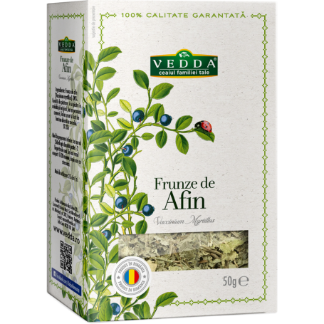 Ceai de frunze de afin 50g, Vedda