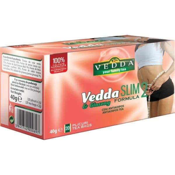 Ceai body slim 2 40g 20dz, vedda