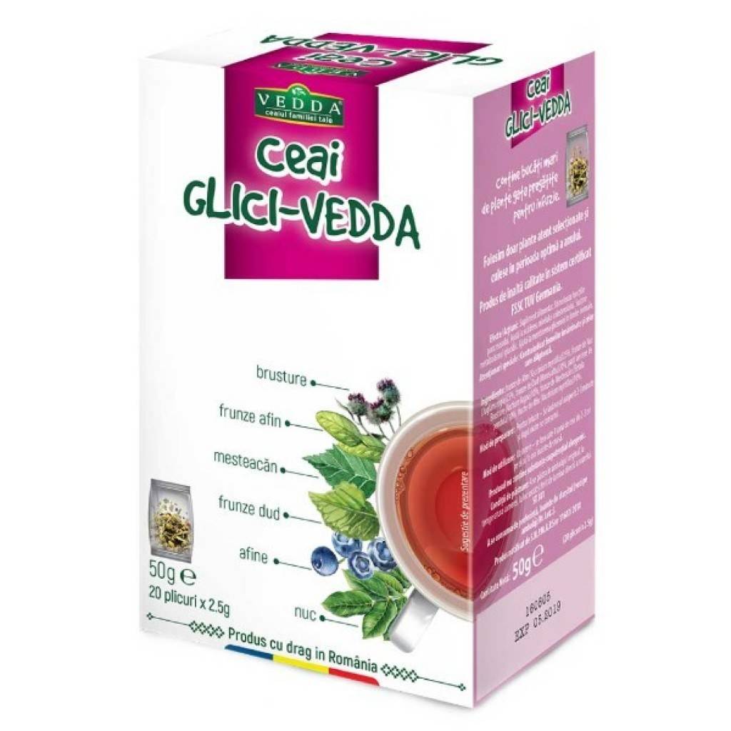 Ceai glici 50g 20dz, vedda