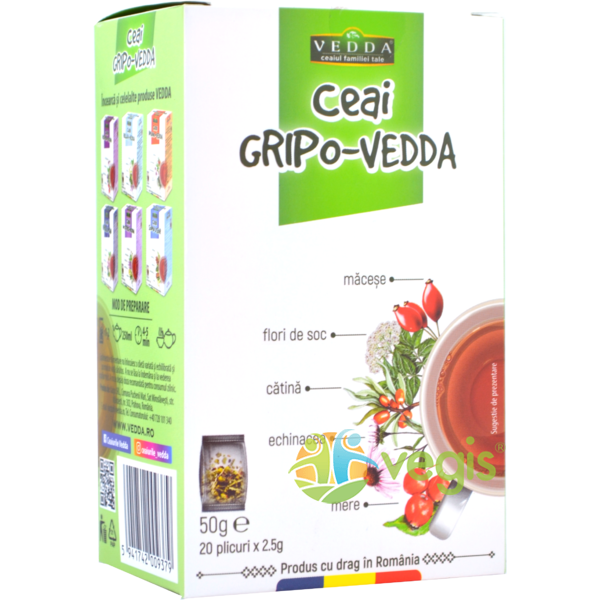 Ceai gripo 50g 20dz, vedda