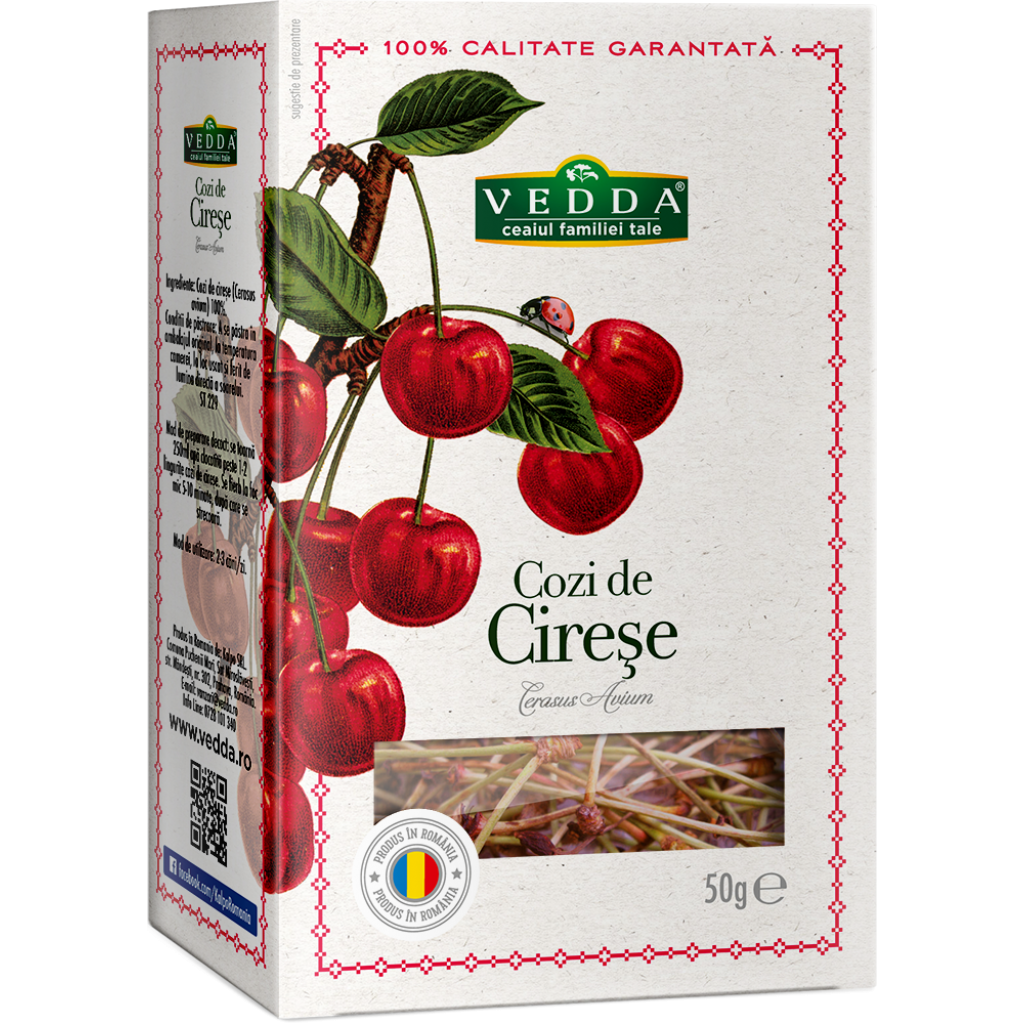 Ceai cozi de cirese 50g, vedda