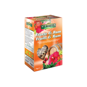 Ceai de Fructe si Rom 75g, Vedda