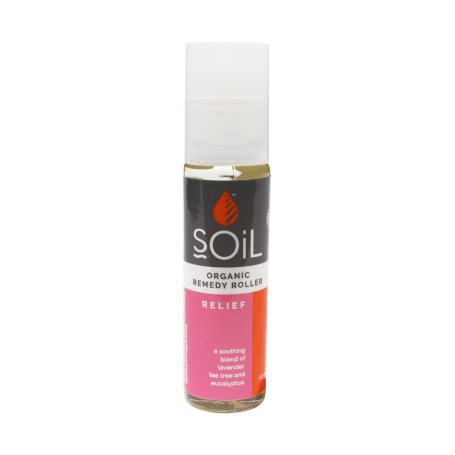 SOiL Roll-On Relief cu Uleiuri Esentiale Pure Organice ECOCERT Amestec de Alinare Rapida