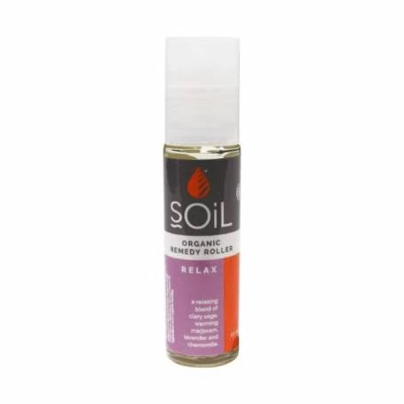 SOiL Roll-On Relax Cu Uleiuri Esentiale Pure Organice ECOCERT 11 Ml Amestec Relaxant