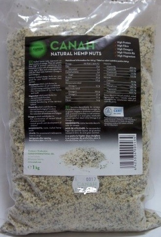 Seminte de canepa 1000g decorticate canah